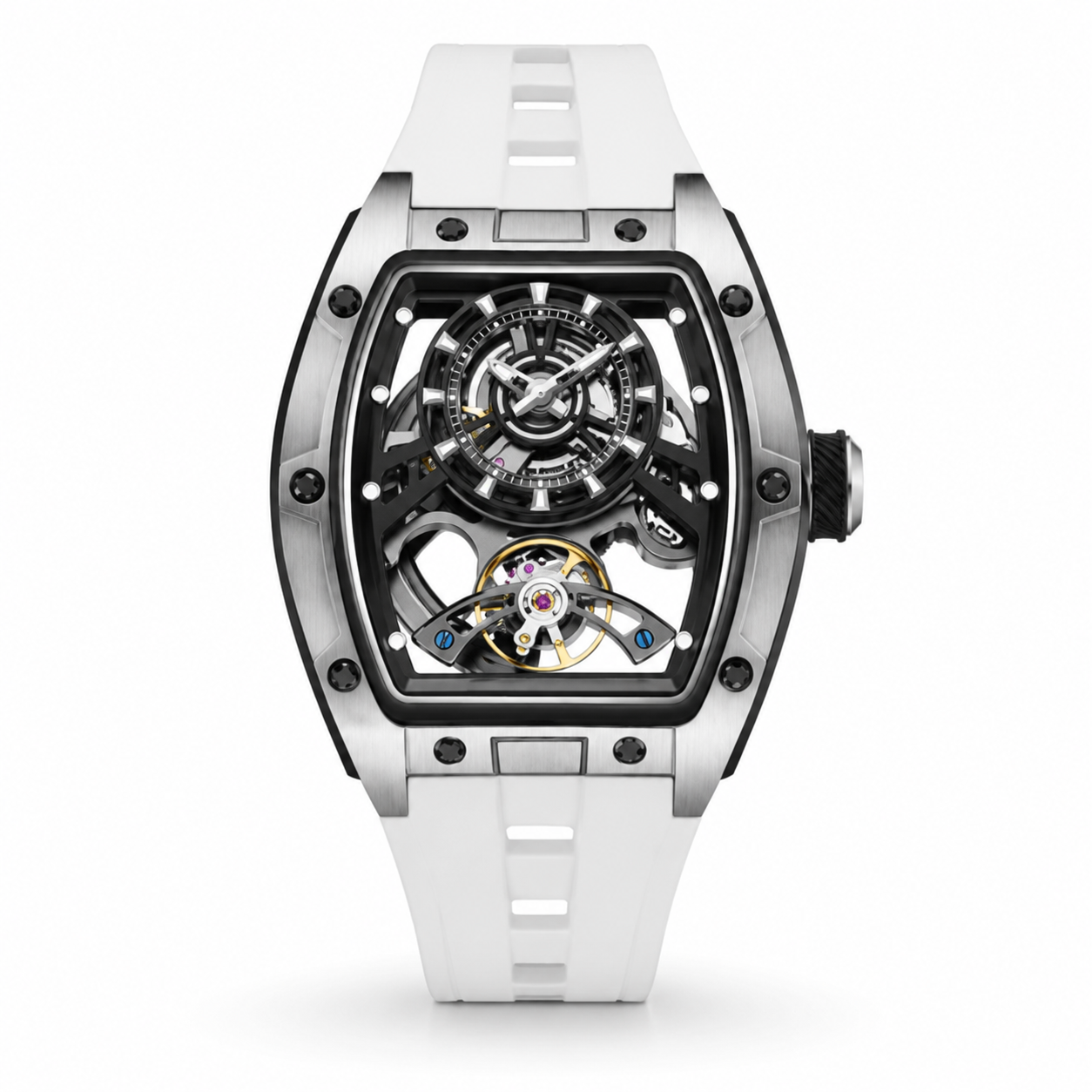 White Skeleton — Reloj Hombre Skeleton Automático