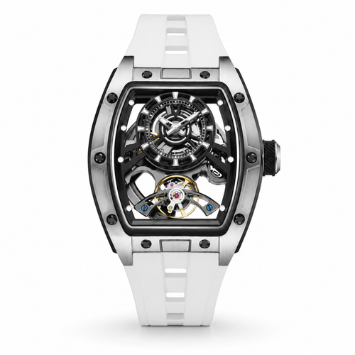 White Skeleton — Reloj Hombre Skeleton Automático