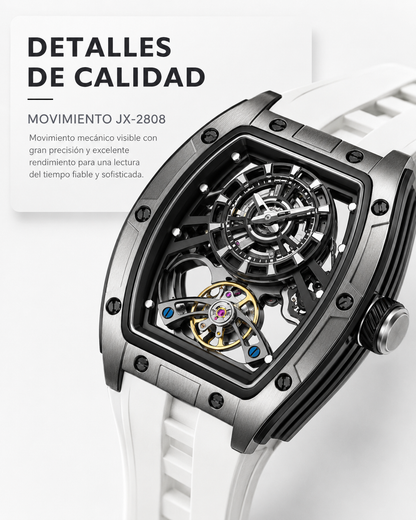 White Skeleton — Reloj Hombre Skeleton Automático