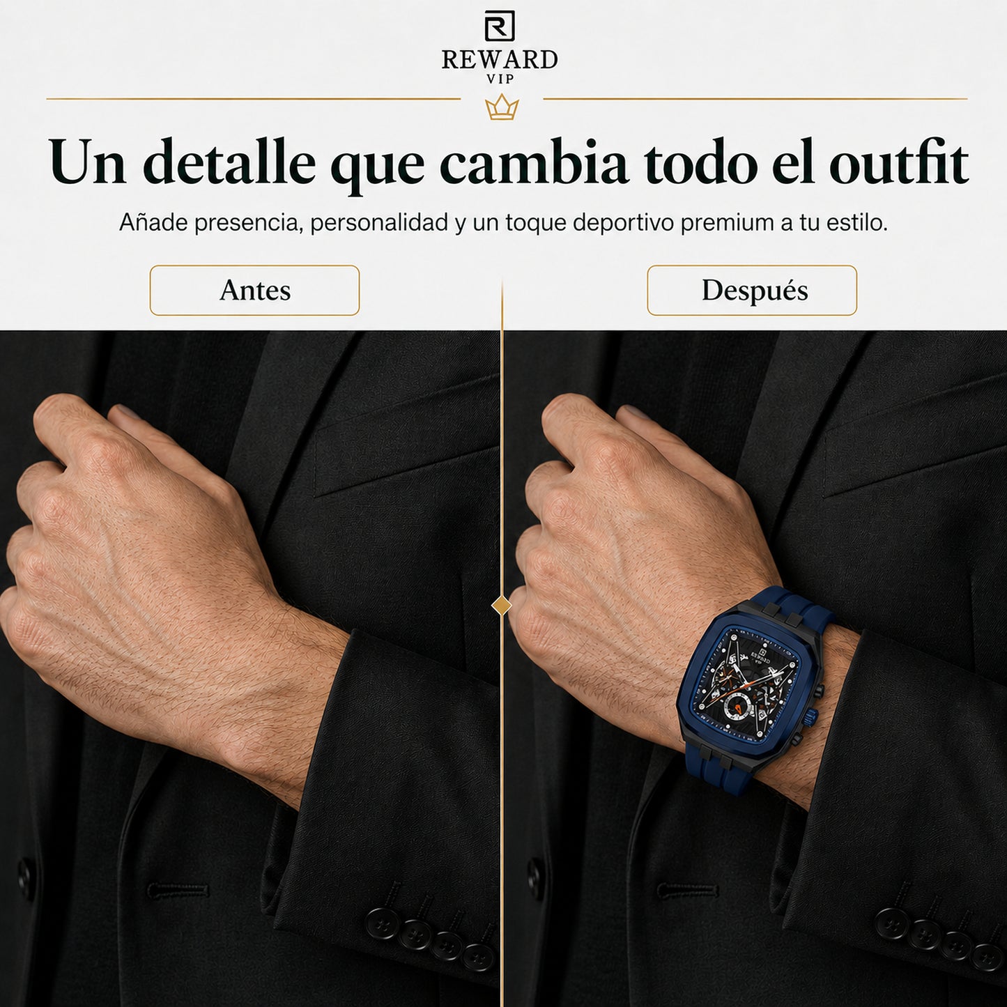 RD Blue Chrome — La diferencia se ve antes de decir una palabra