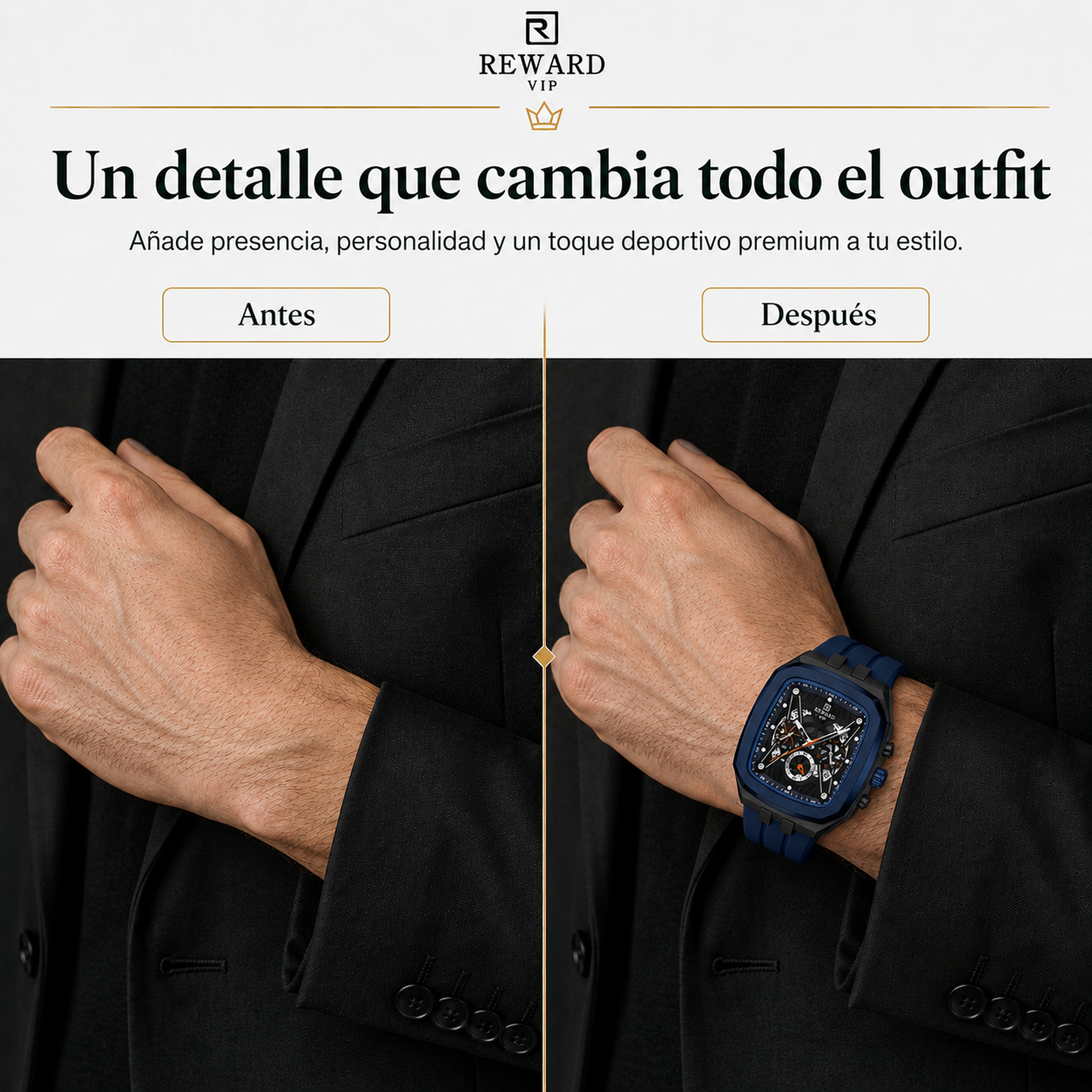 RD Blue Chrome — La diferencia se ve antes de decir una palabra