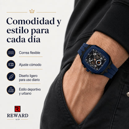 RD Blue Chrome — Comodidad y estilo para cada día