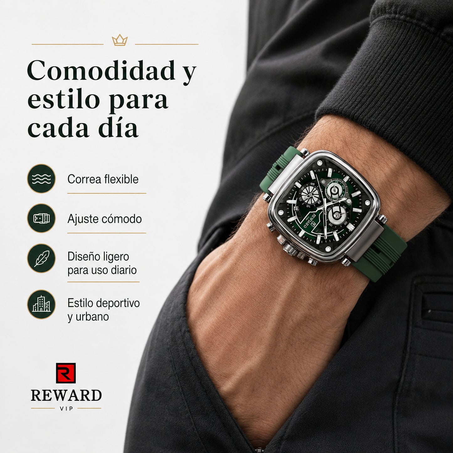 RD Verde Esmeralda — Comodidad y estilo para cada día