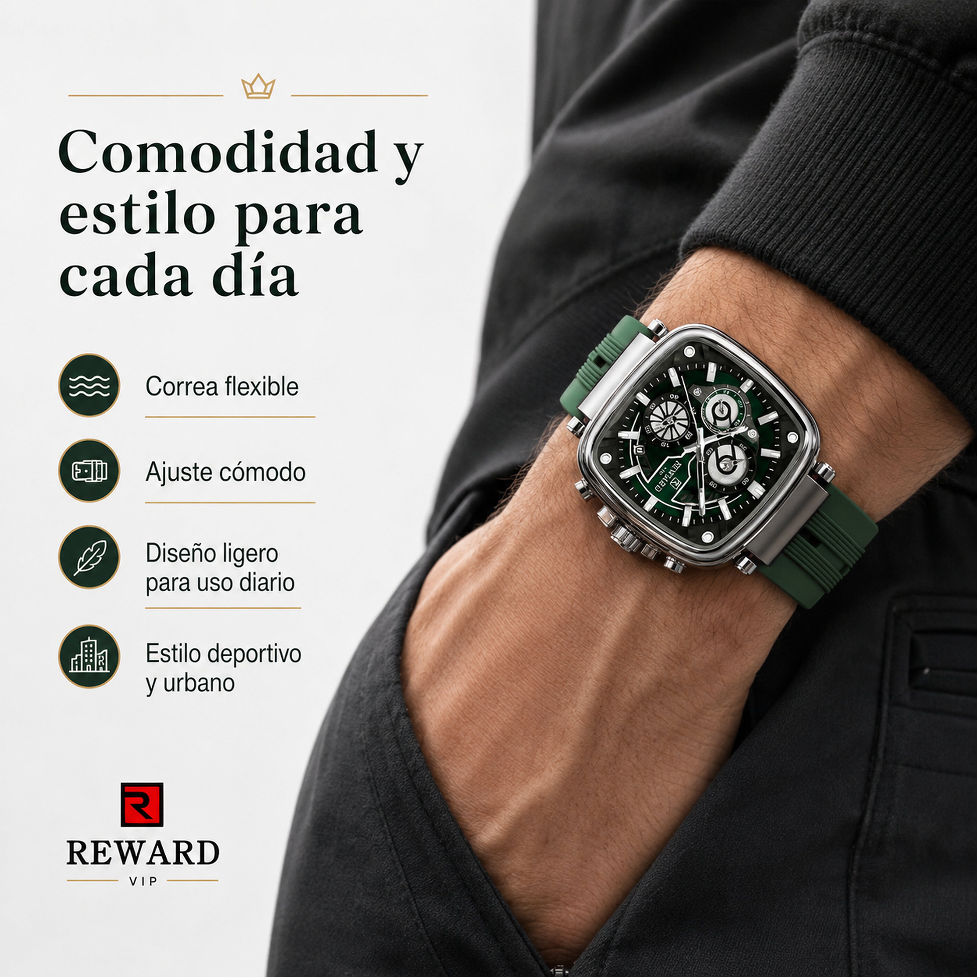 RD Verde Esmeralda — Comodidad y estilo para cada día